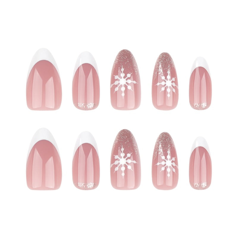 Wholesale 24 Pieces/box Christmas Snowflake Nails Kits Nail Stickers ACC-NS-LeFan146