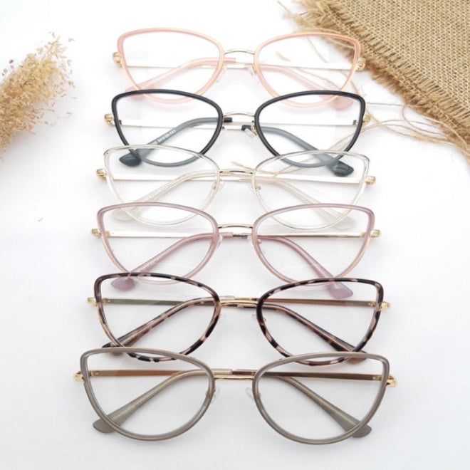Wholesale Optical Glasses for Women Retro Plain Glasses Anti-blue Light Glasses Vintage ACC-SG-Dingc007
