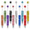 10pcs Glitter Beadable Pen Full Rhinestone Beadable Pen Shiny Fancy Pens for Beads Cute Journalling DIY Beaded Pen for Women Fun Bling Ballpoint Pens Back to School DIY Trendy Stuff