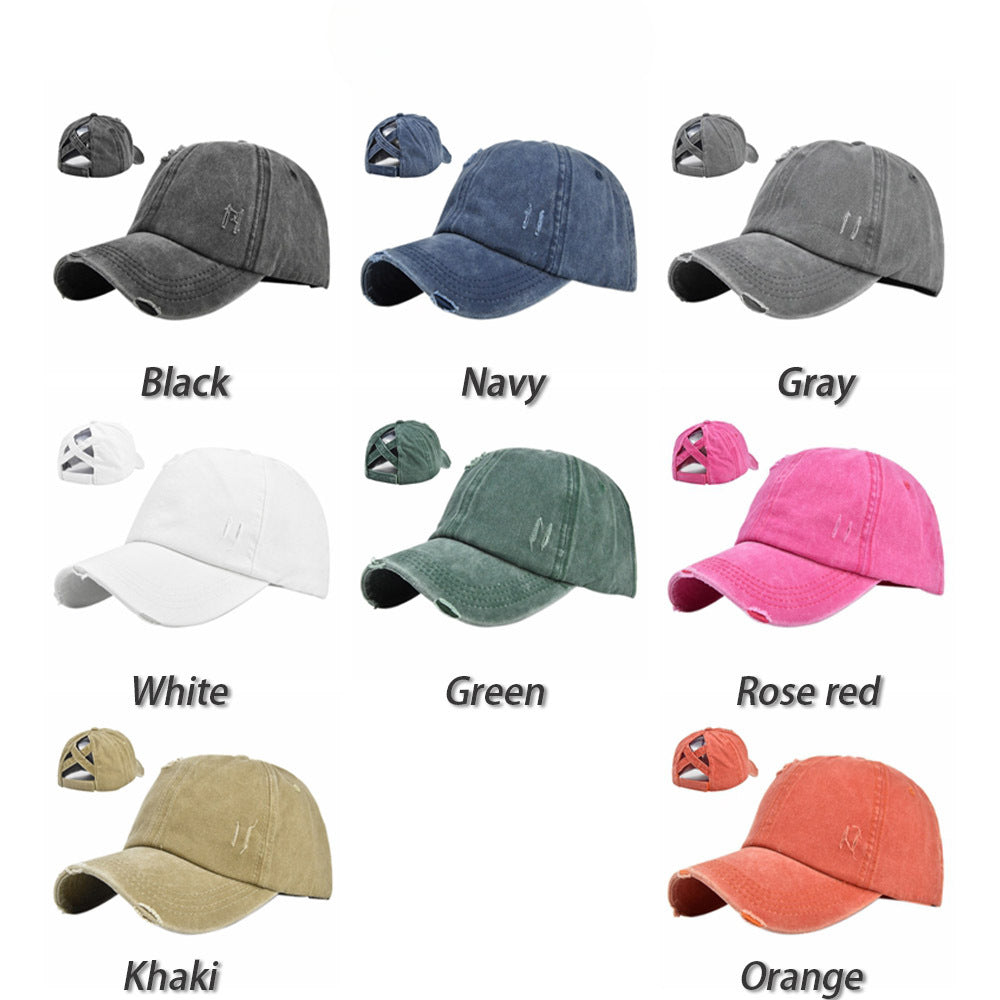 Wholesale Vintage Ripped Tie-Dye Baseball Cap ACC-HT-YMX008