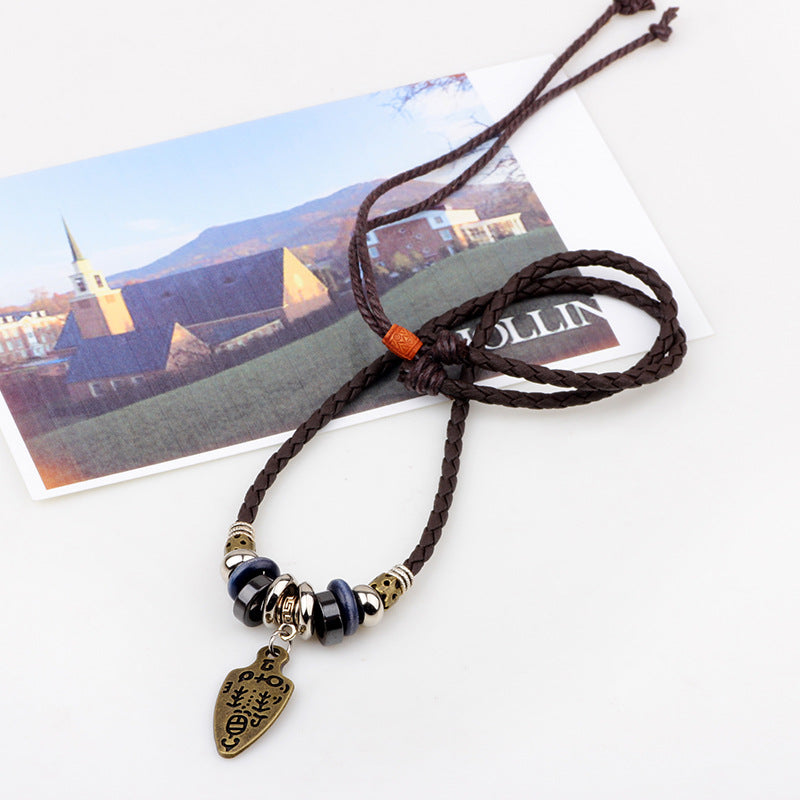 Wholesale Alloy Pendant Necklace with Ancient Sword Design Trendy Fashion Accessory for Everyday Boutique Jewelry