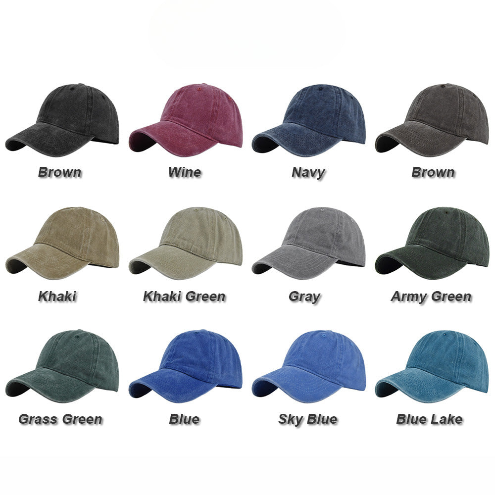 Wholesale Retro Parent-child Solid Color Baseball Cap ACC-HT-YMX012
