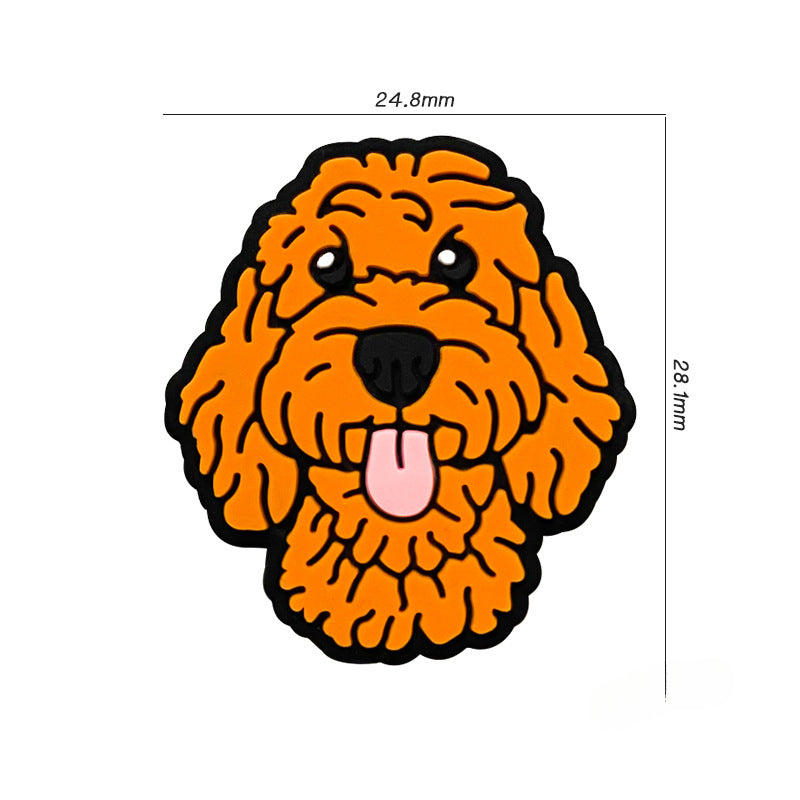 Wholesale 10pcs Silicone Cartoon Teddy Dog Focal Beads ACC-BDS-WDX118