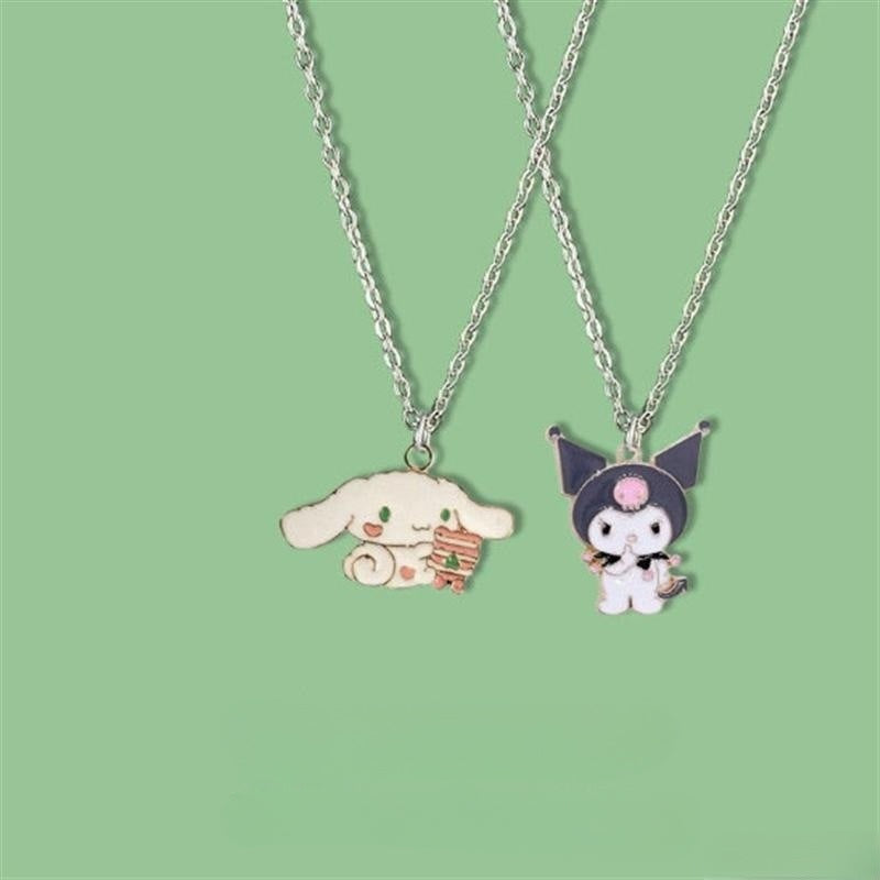 Wholesale Cartoon Cute Small Fresh Doll Alloy Necklace ACCVIP-NE-Hany001