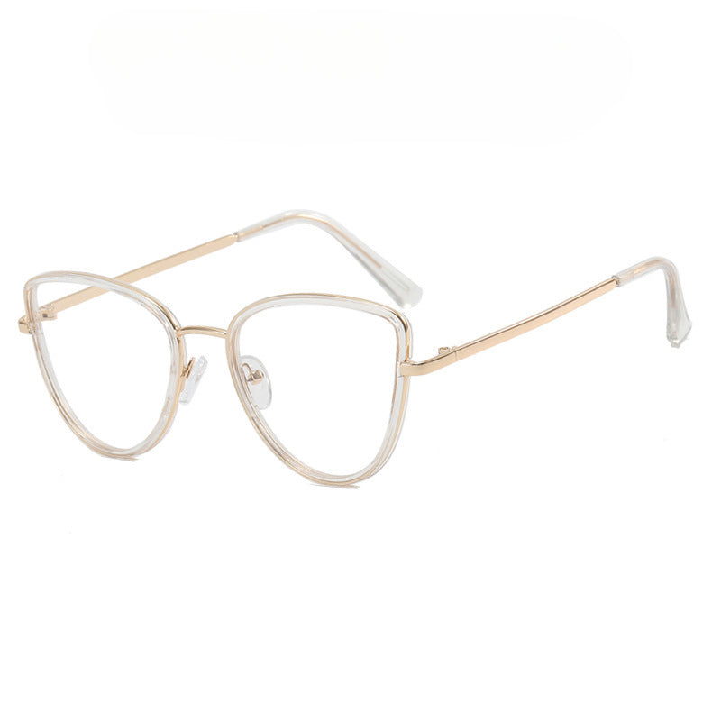 Wholesale Optical Glasses for Women Retro Plain Glasses Anti-blue Light Glasses Vintage ACC-SG-Dingc007