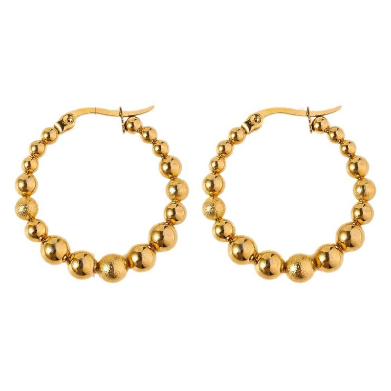 Wholesale Stainless Steel Geometric Irregular Shaped Earrings ACC-ES-RuiX010