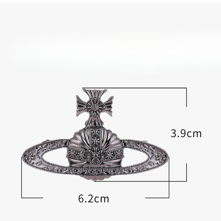 Wholesale Cross Planet Metal Brooch ACC-BCH-Jicai002