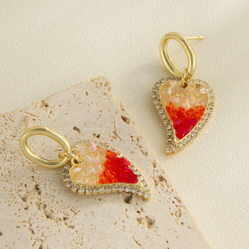 Wholesale Stainless Steel Heart Earrings ACC-ES-YiLong001