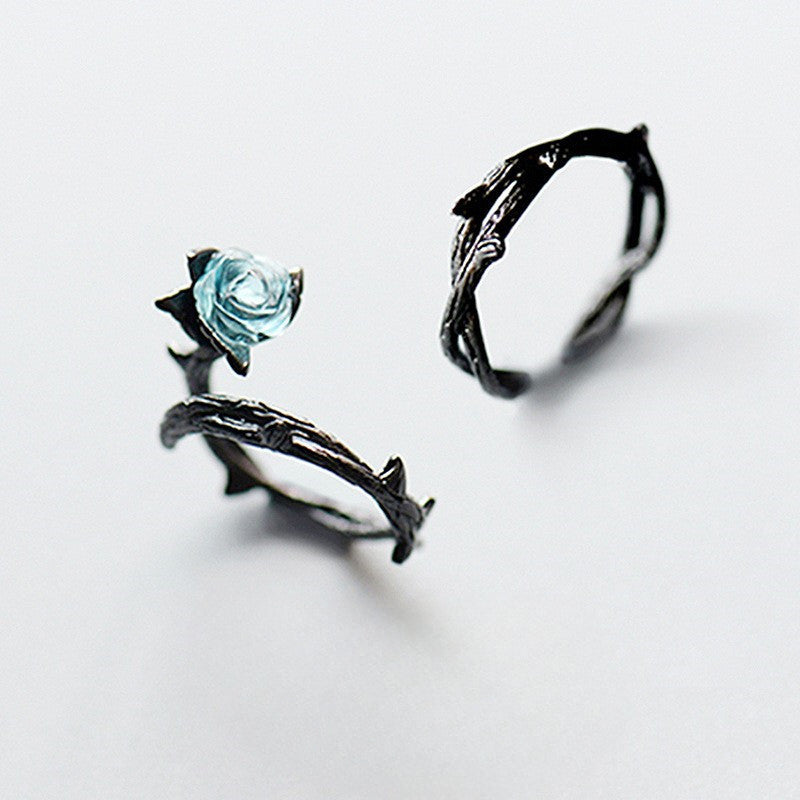 Wholesale Thorn Rose Couple Rings ACC-RS-Qichuang005