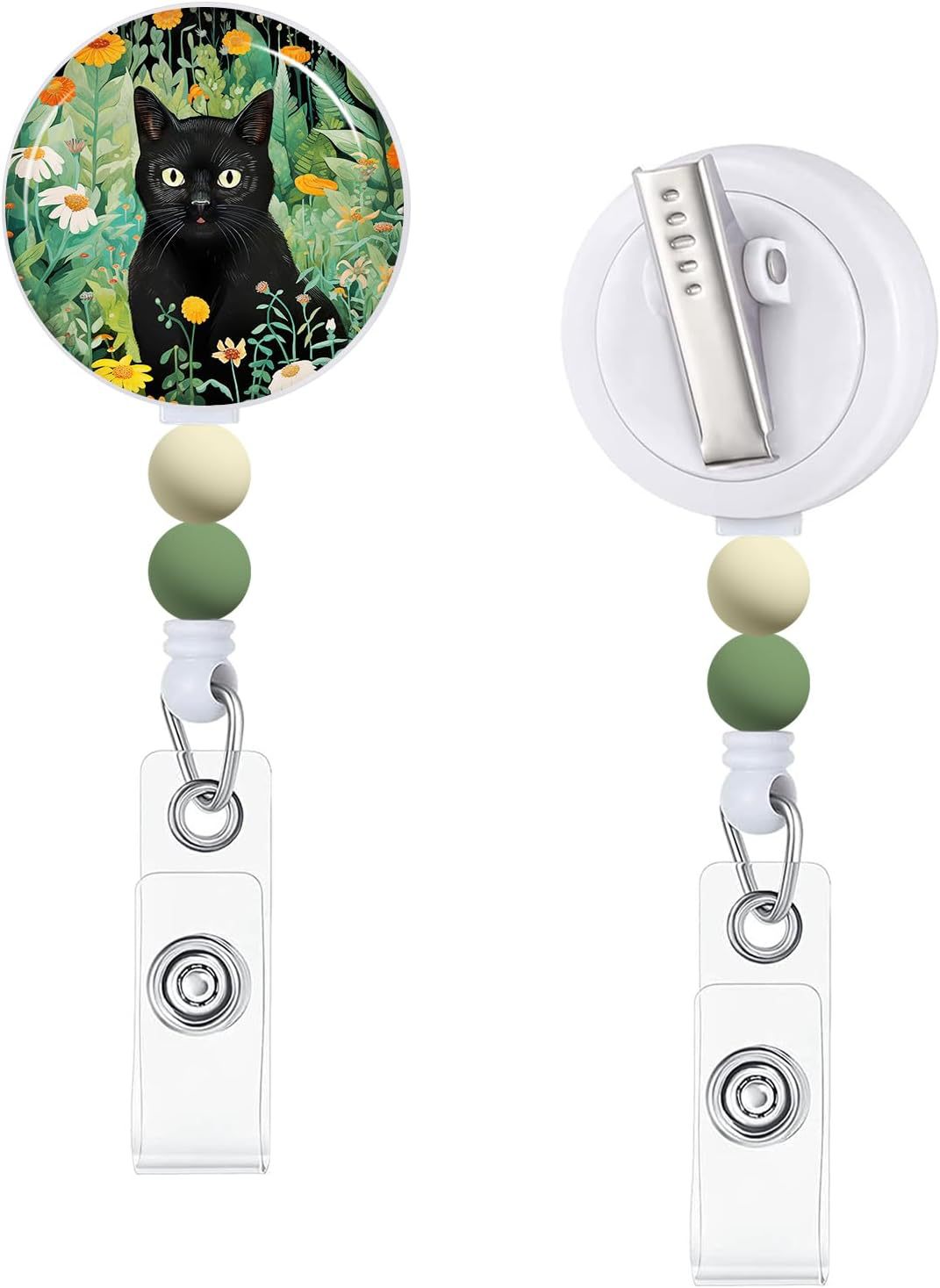 Wholesale Rainbow Devil Eyes Autism Badge Scroll Retractable Keychain Badge Reels ACC-KC-ChiHai009