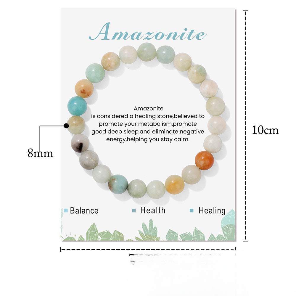 Wholesale Colorful Natural Stone Bracelets ACC-BT-GEB003