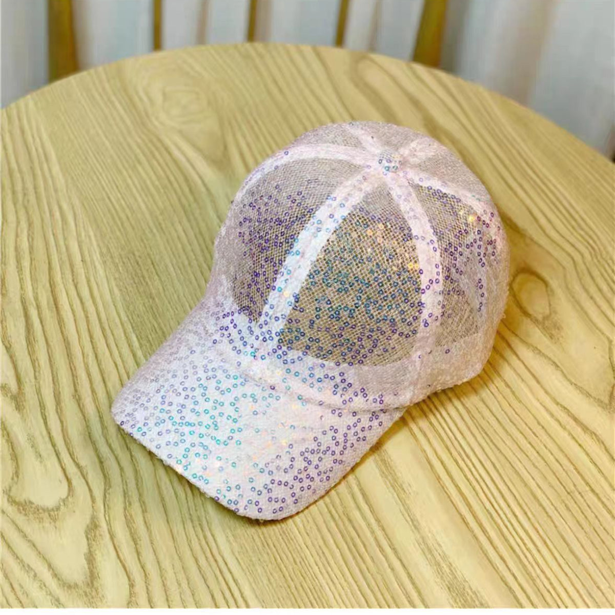 Wholesale Casual Sequined Cap Mesh Breathable Hat Baseball Cap ACC-HT-HengBing003