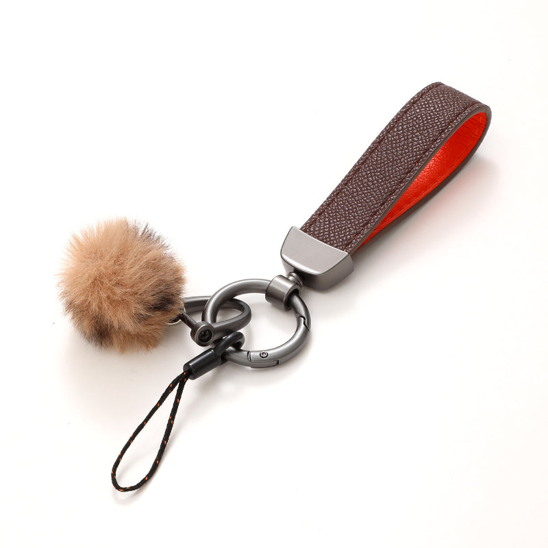 Wholesale Leather Plush Accessories Detachable Keychains ACC-KC-YiTian002