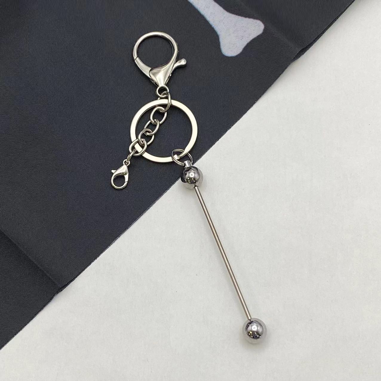 Wholesale Beadable Keychains Can Hang Tassels DIY Beaded Keychains ACC-019