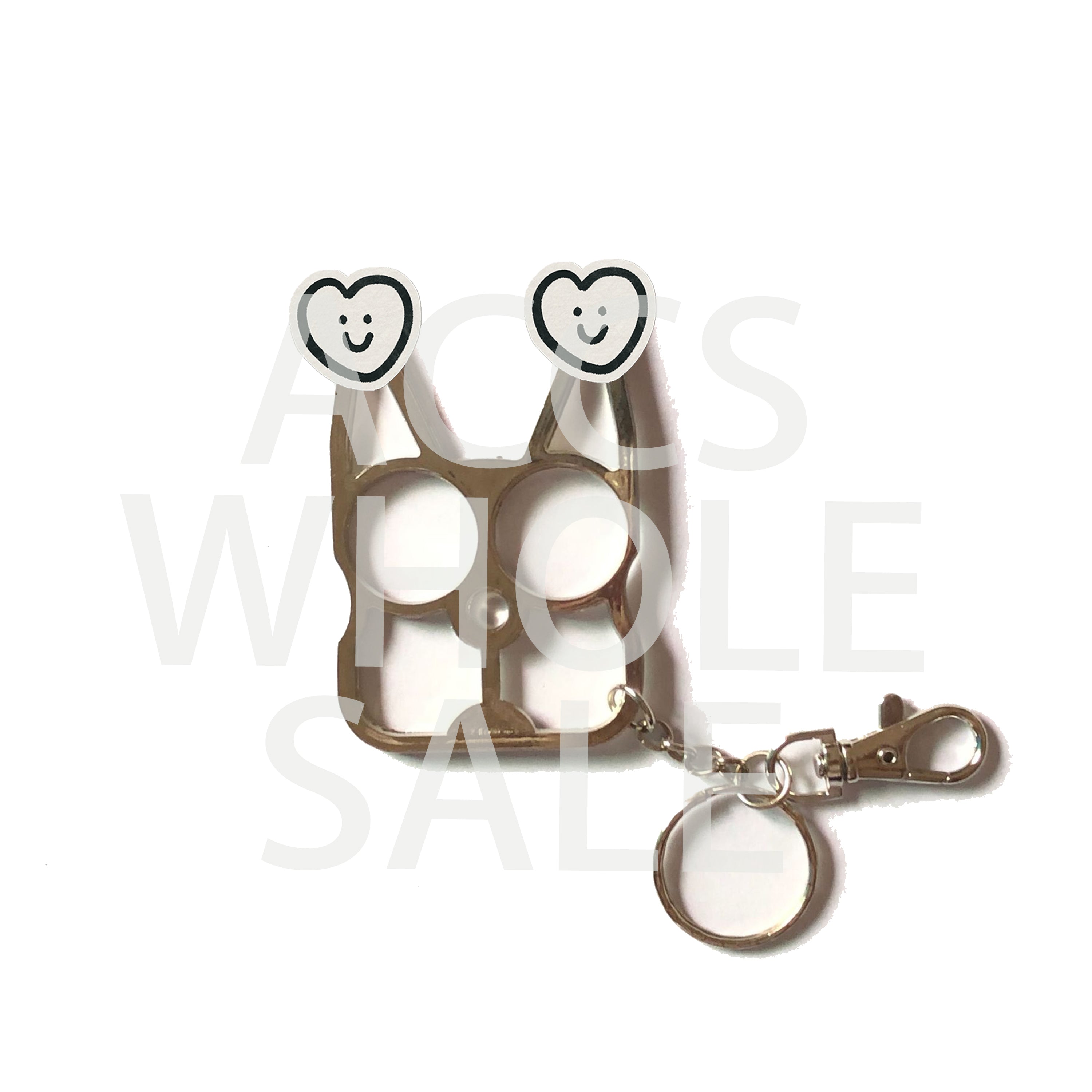 Wholesale Outdoor Gear Colorful Leopard Print Metal Keychains