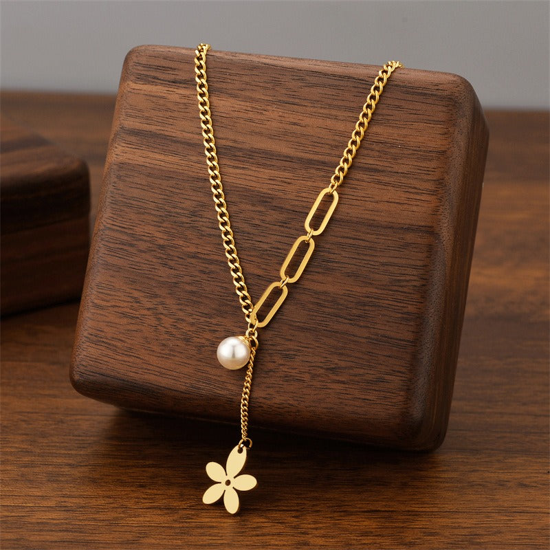 Wholesale Luxury Titanium Steel Necklaces ACC-NE-Quanx004