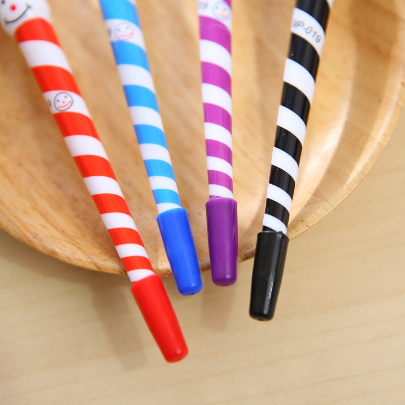 Wholesale Christmas gift clown Christmas snowman cap ballpoint pen