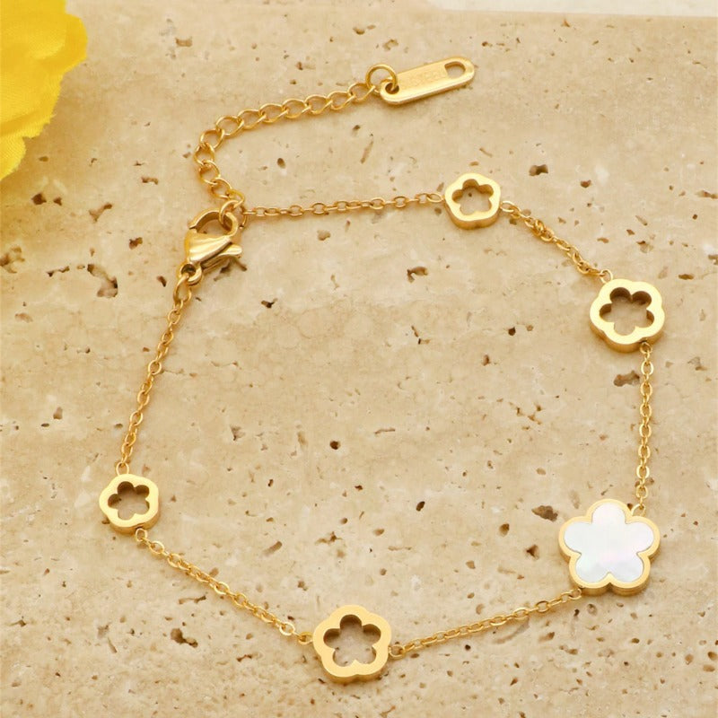 Wholesale Stainless steel Plum Bohemian Party Women's Bracelet ACC-BT-MS004