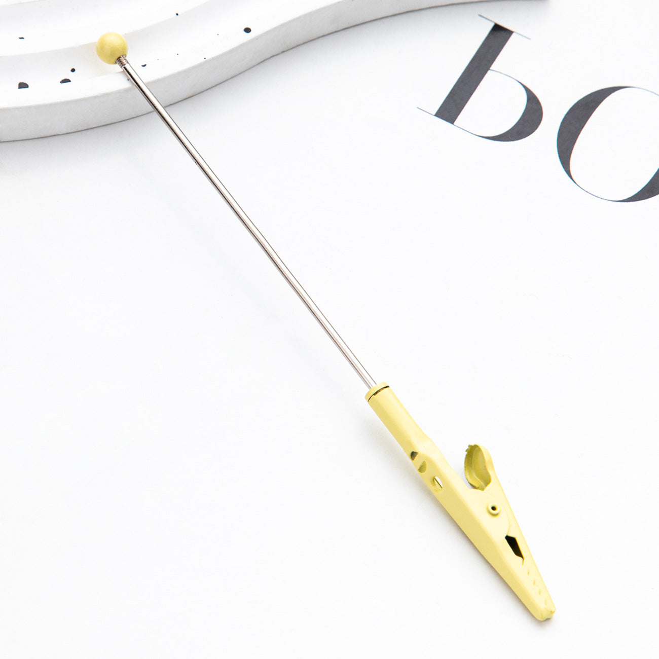 Wholesale Beadable Metal Card Grabber For Long Nails Macaron Color DIY Contactless Cards with Cards Puller ACC-KC-HuaH002