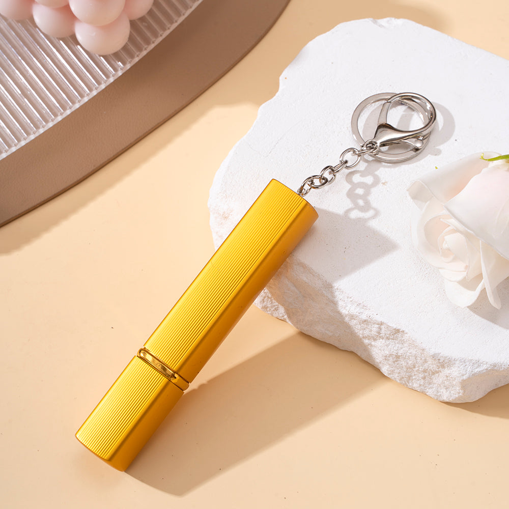 Wholesale 12ml Perfume Bottle Colorful Portable Push Keychain ACCVIP-KC-ZhiYa017