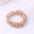 Wholesale glass beads beads translucent amber environmental protection bracelet