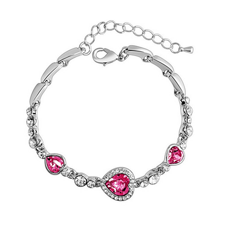 Wholesale Blue Heart Bracelet