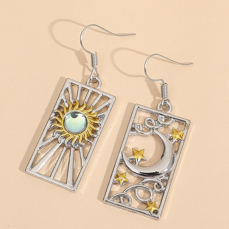 Wholesale Moon Star Sun Earrings ACC-ES-FuSu027
