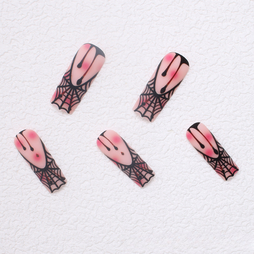 Wholesale 24 Pieces/box Halloween Press-on Nails Kits Nail Stickers ACC-NS-XingNai022