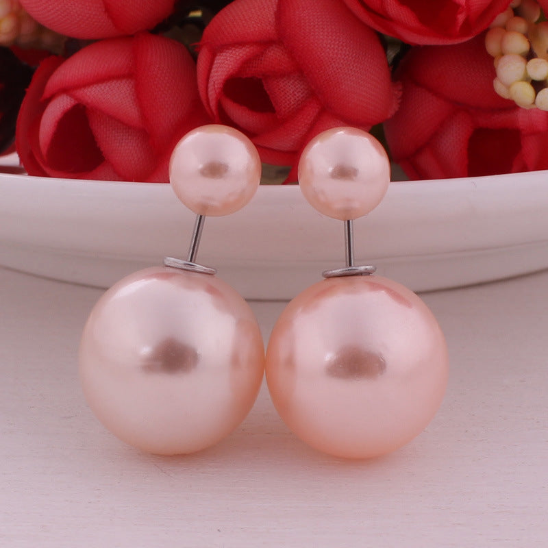 Wholesale Double Sided Pearl Candy Earrings ACC-ES-YueSen002