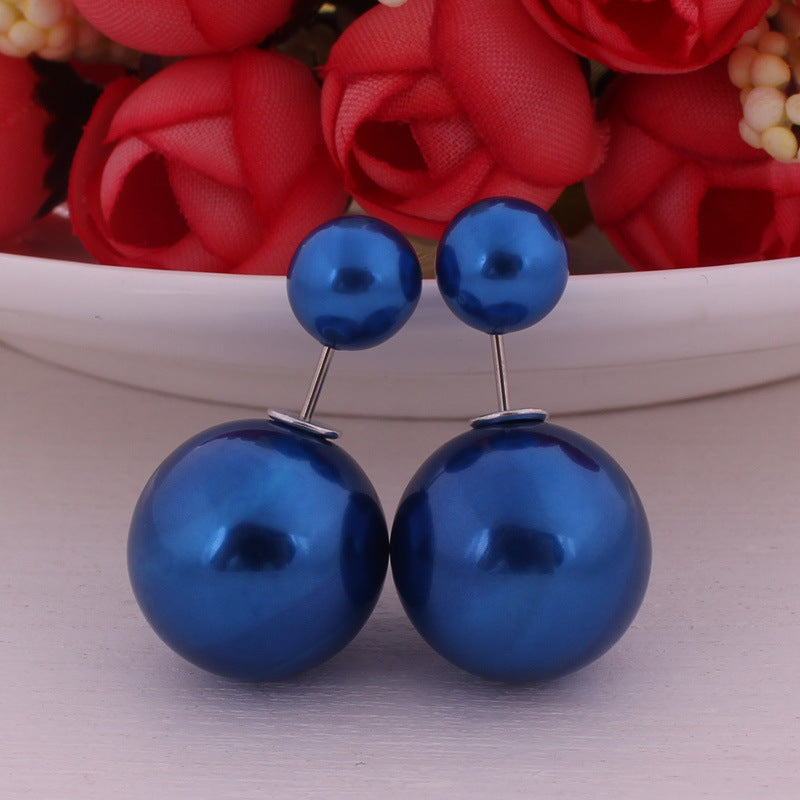 Wholesale Double Sided Pearl Candy Earrings ACC-ES-YueSen002