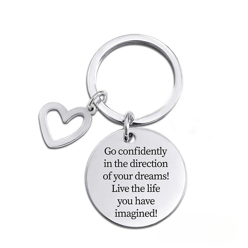 Wholesale 2024 Graduation Season Gift Commemorative Stainless Steel Keychain ACC-KC-Ganggu010