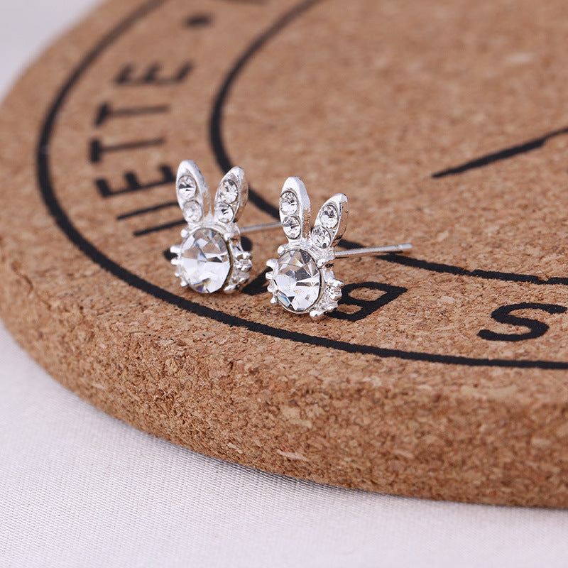 Wholesale Flower Sparkling Diamond Pearl Earrings ACC-ES-MDD015