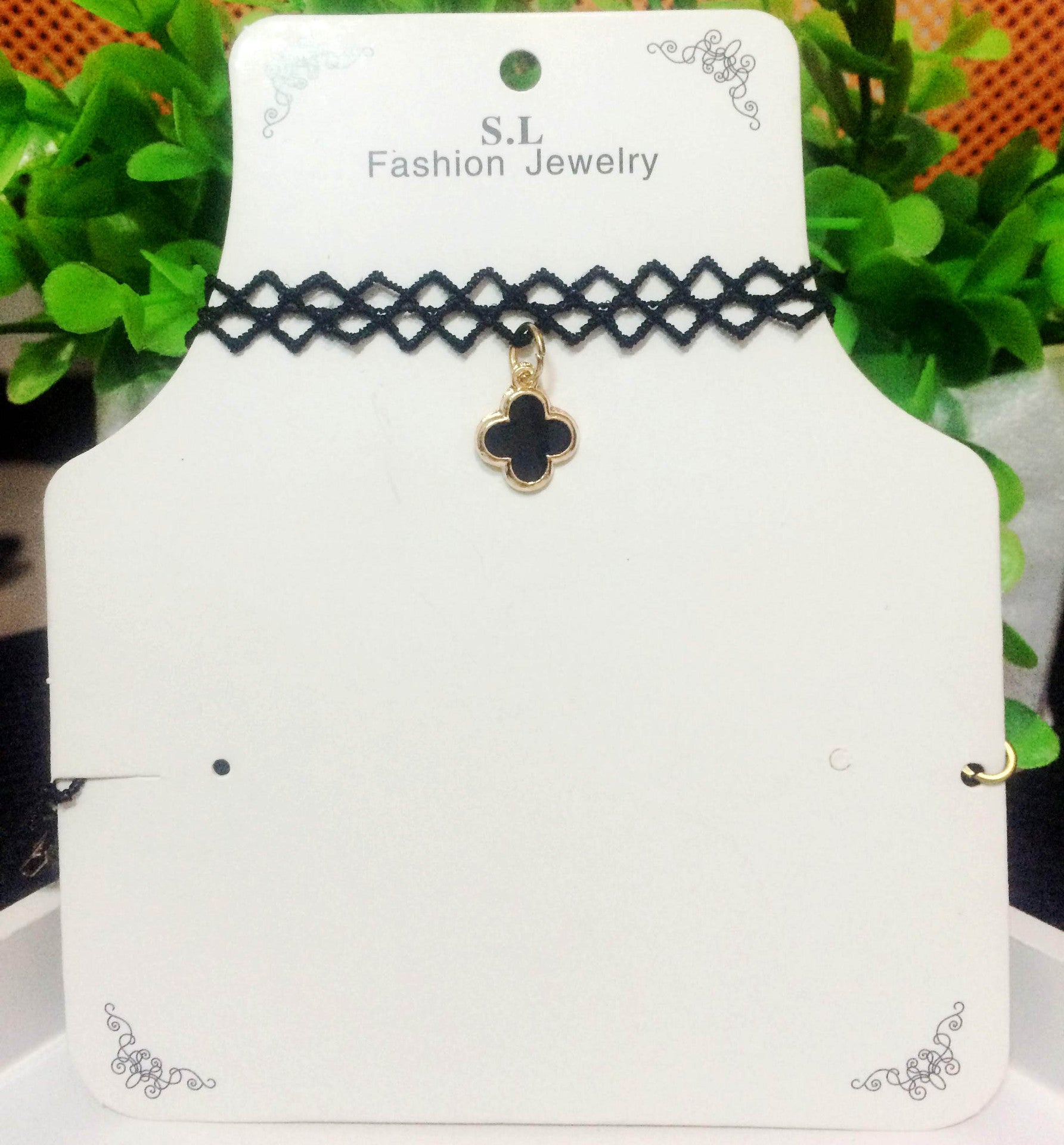 Wholesale  velvet lace neckband collar women's short clavicle chain necklaces