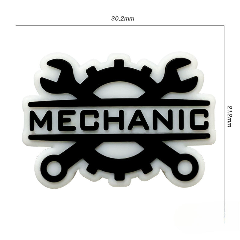 Wholesale 10pcs Cartoon Technician Repair Focal Beads DIY Beading Accessories ACC-BDS-WDX125