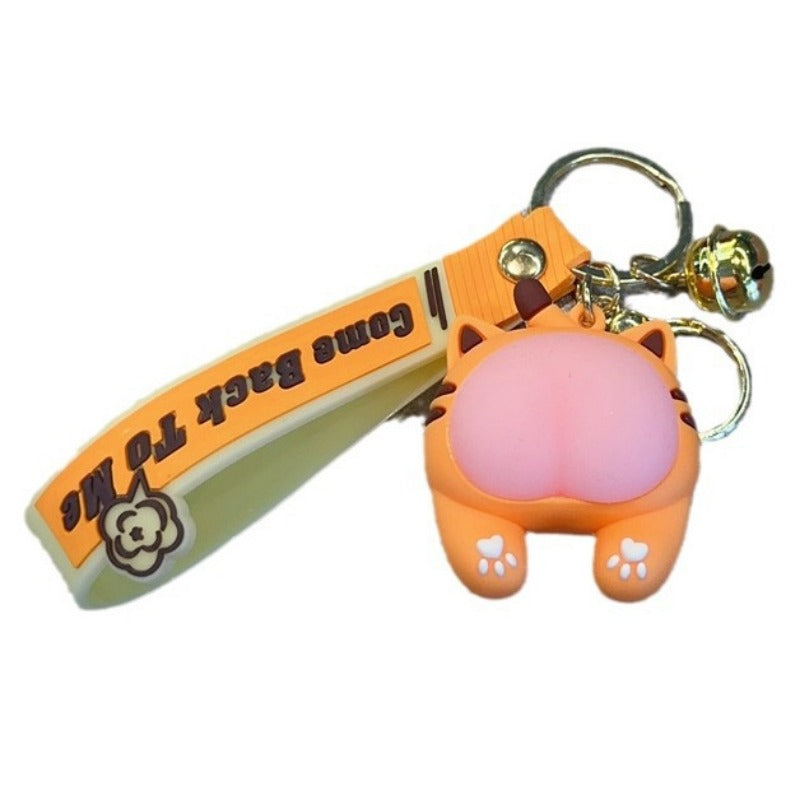 Wholesale Cute Elastic Cat Keychain ACC-KC-JinYao002