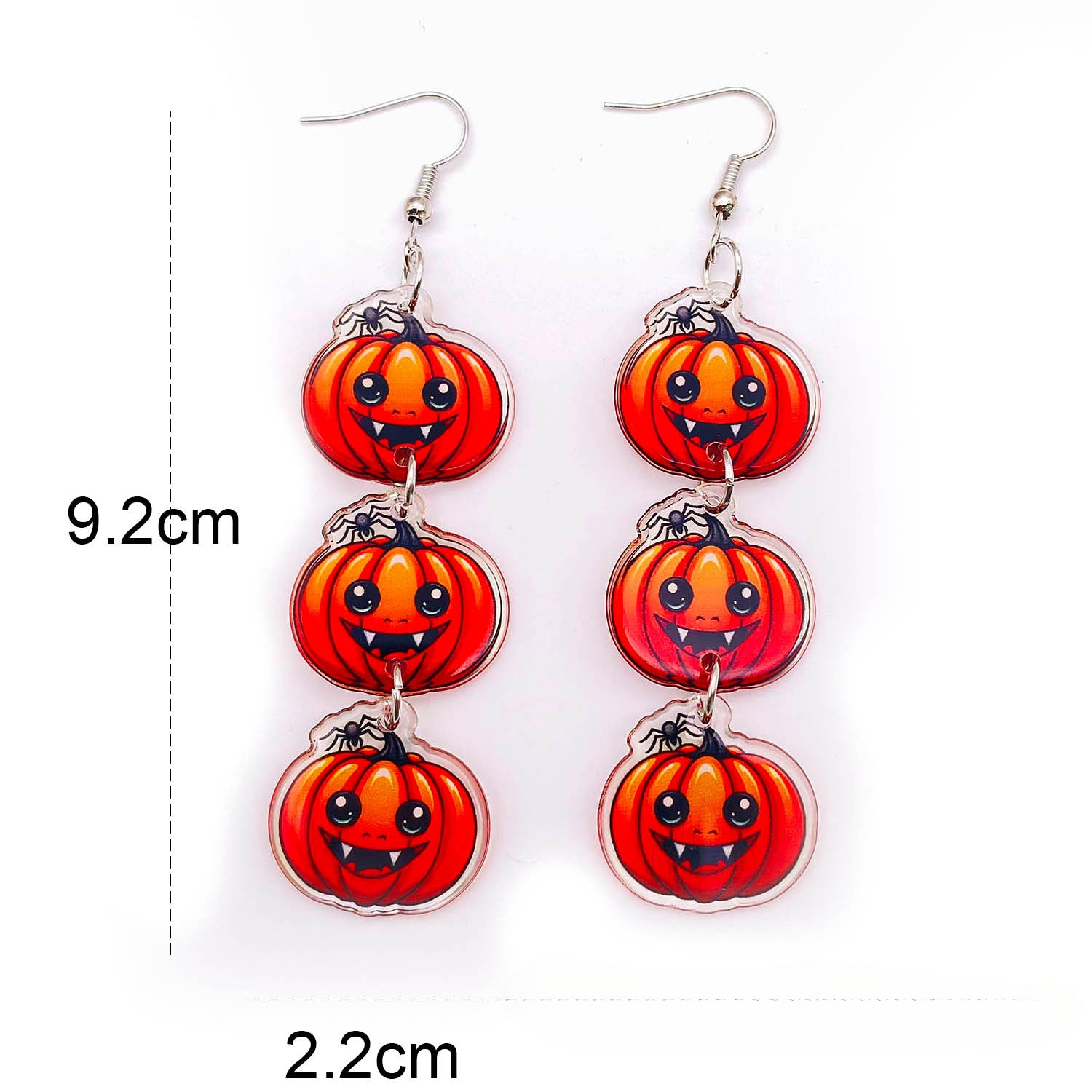 Wholesale Thanksgiving Pumpkin Maple Leaf Acrylic Dangle Earrings ACC-ES-ChenY028