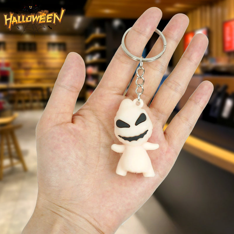 Wholesale Cartoon Halloween Pumpkin Keychains ACC-KC-Yexiang001
