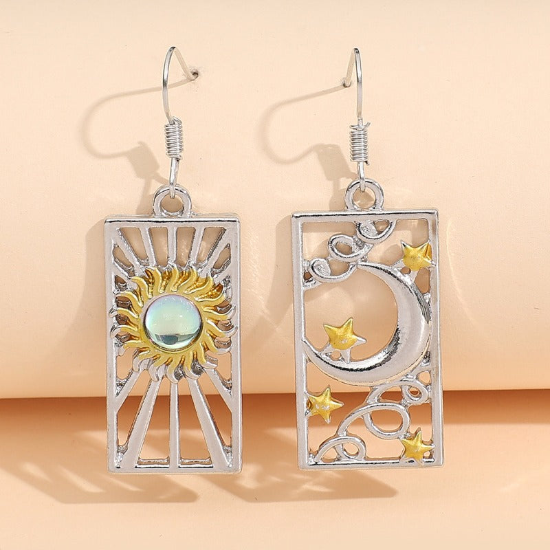 Wholesale Moon Star Sun Earrings ACC-ES-FuSu027