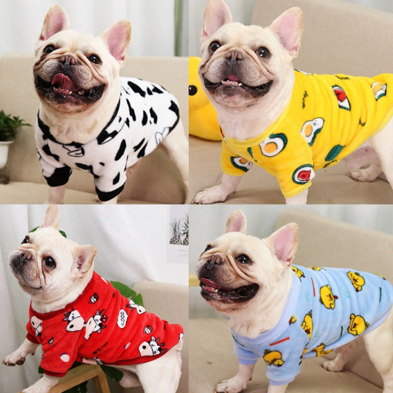 Wholesale Puppy Autumn and Winter Warm Pajamas Coat Pet Clothes ACC-PCS-WeiW039