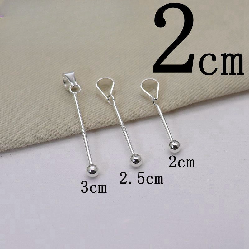 Wholesale S925 Sterling Silver Beadable Bar Links Necklace DIY Beaded Pendant ACC-NE-GuanSheng001