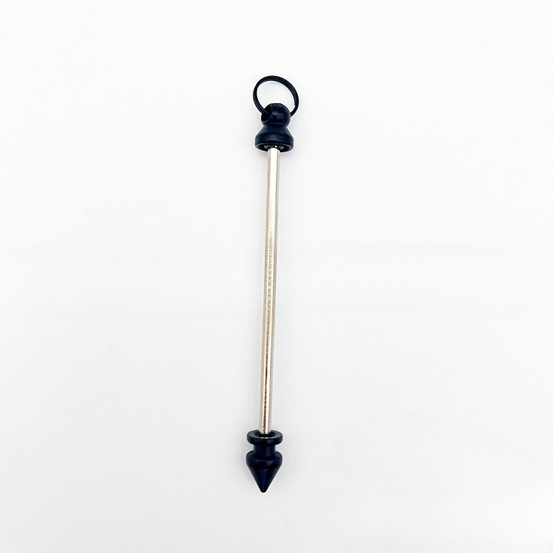 Wholesale 5pcs Beadable Bars Pointed Rivets Removable DIY Beaded Keychain ACC-KC-JiaYing001