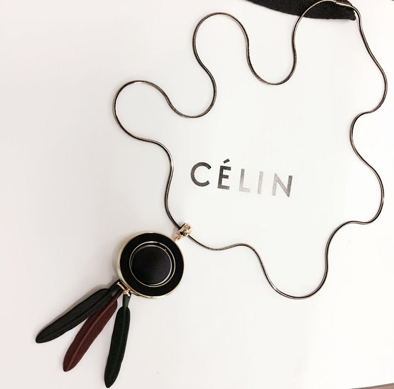 Wholesale Long tassel pearl necklace