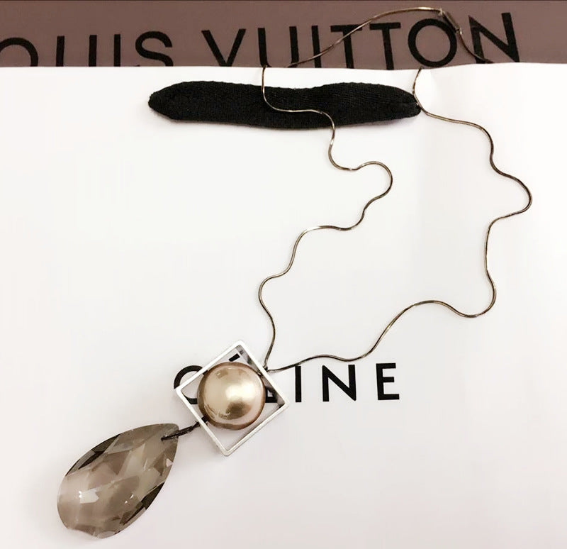 Wholesale Long tassel pearl necklace