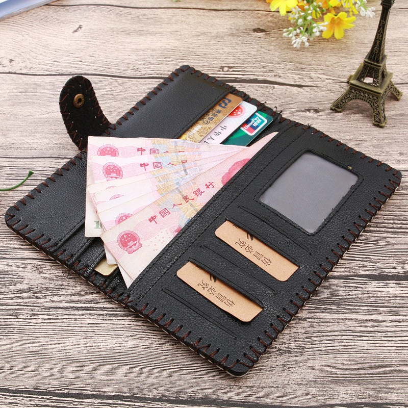 Wholesale Ethnic Style Handmade Wallet Composite Two-layer Leather Wallet ACC-WT-Mengs004