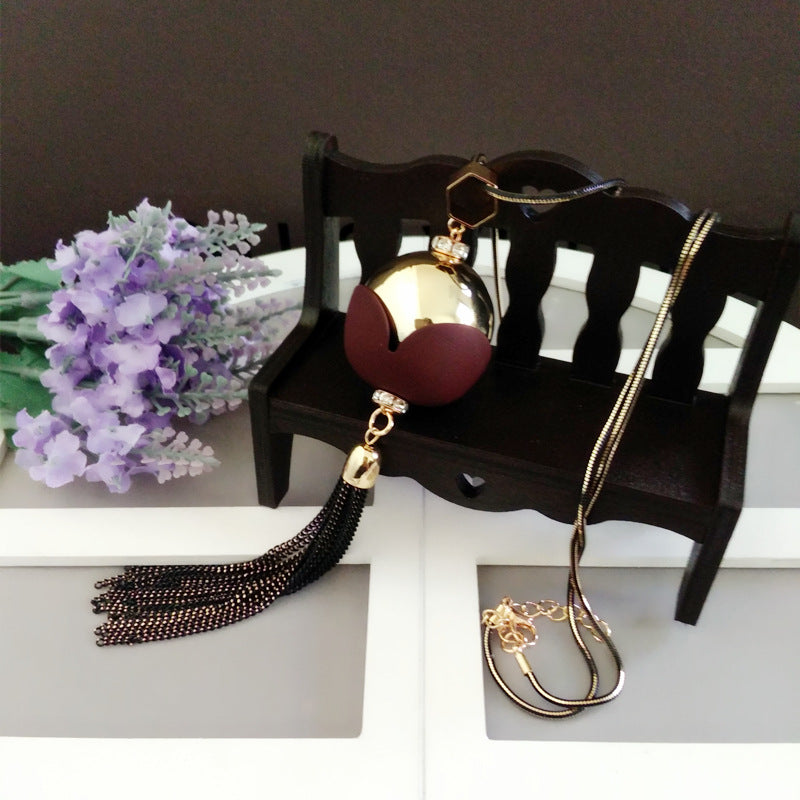 Wholesale  Long Necklace  Wooden Pendant Pendant Accessories