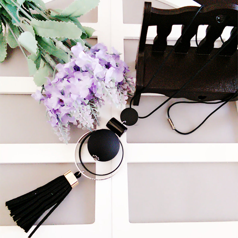 Wholesale  Long Necklace  Wooden Pendant Pendant Accessories