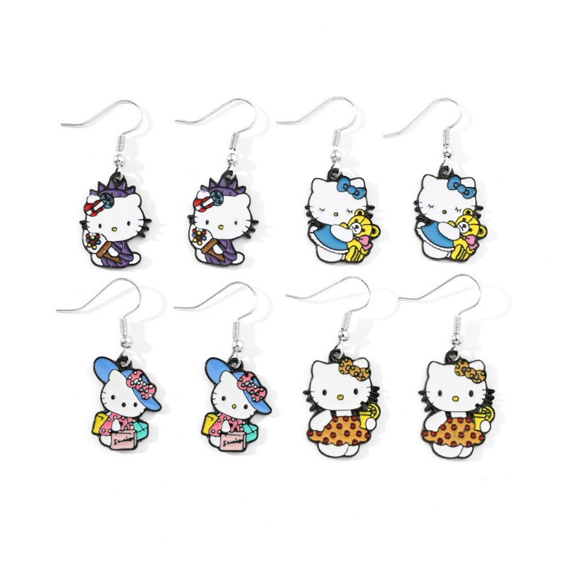 Wholesale Holiday Cute Fashion Kitten Earrings ACCVIP-ES-KeFeng007