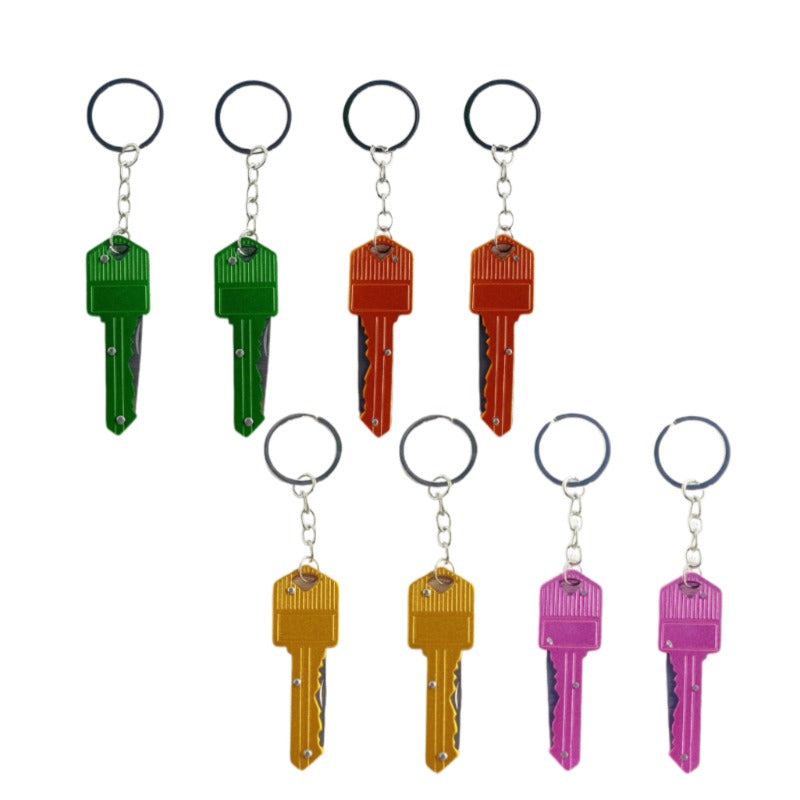Wholesale 8pcs/set Mini Multi-Function Folding Keychains ACCHW-KC-ZhiYa014