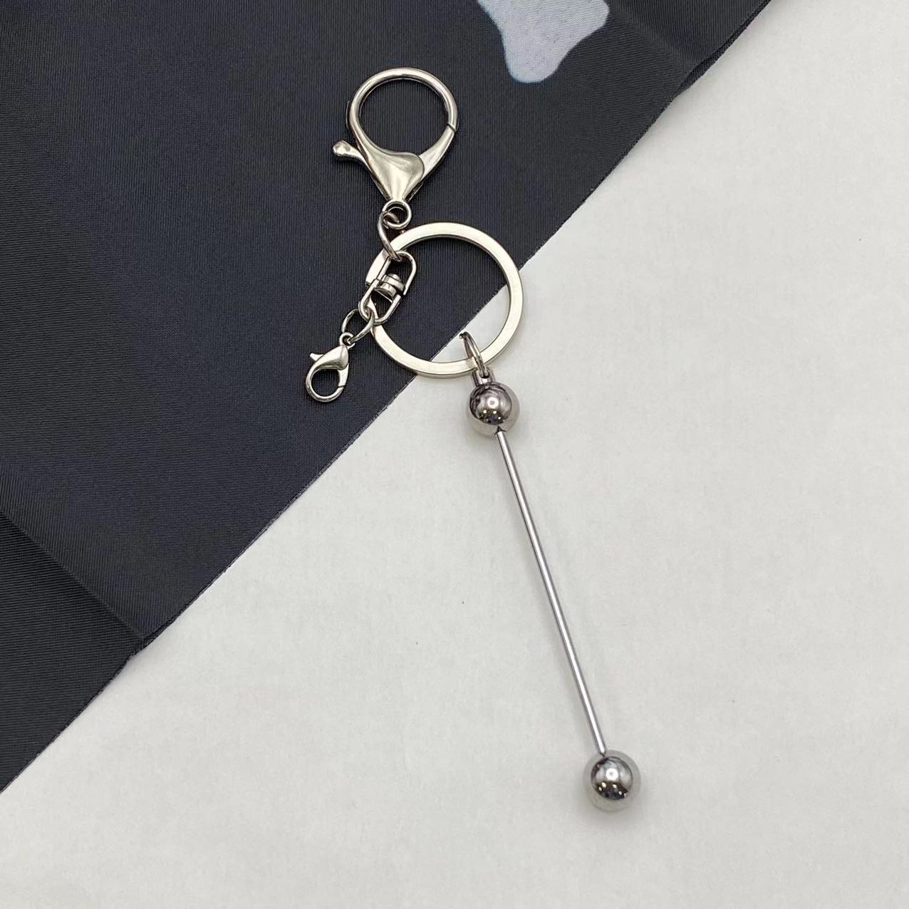 Wholesale Beadable Keychains Can Hang Tassels DIY Beaded Keychains ACC-019