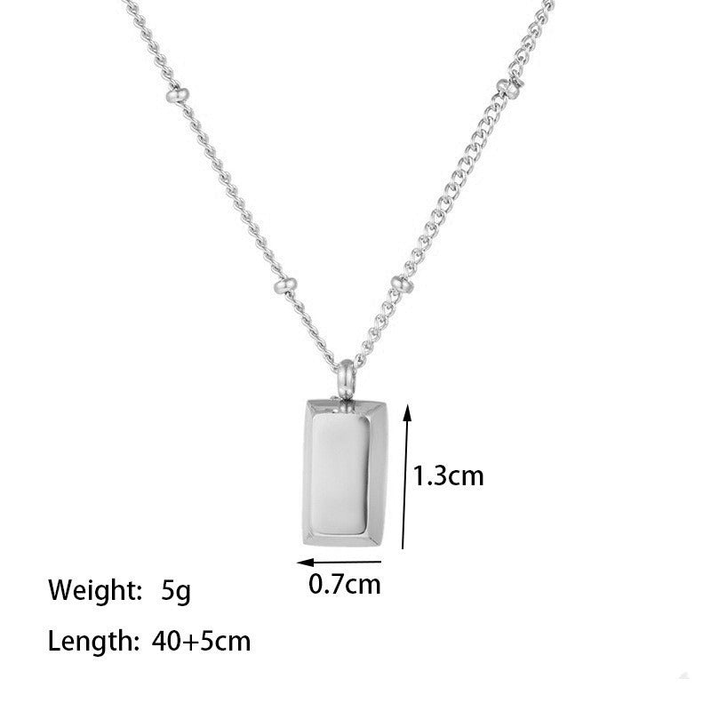 Wholesale Light Luxury Stainless Steel Necklace ACC-NE-Qinji005